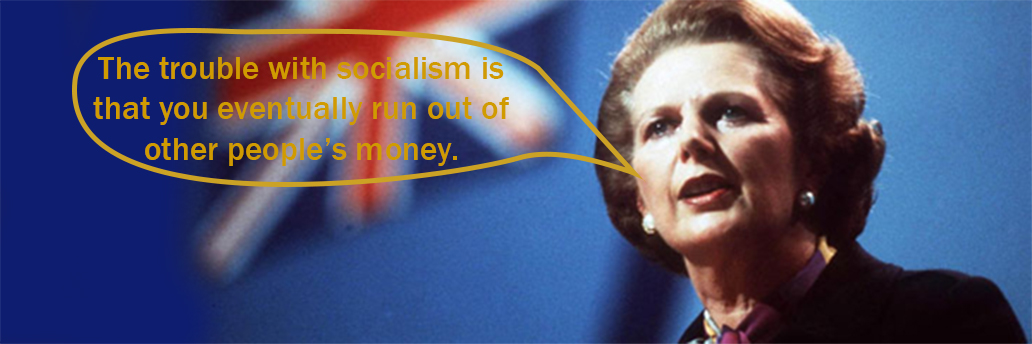 Thatcher socialism quote
