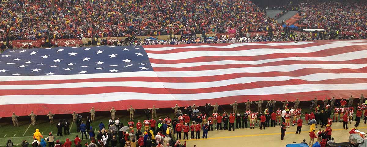 Flag at 49ers game