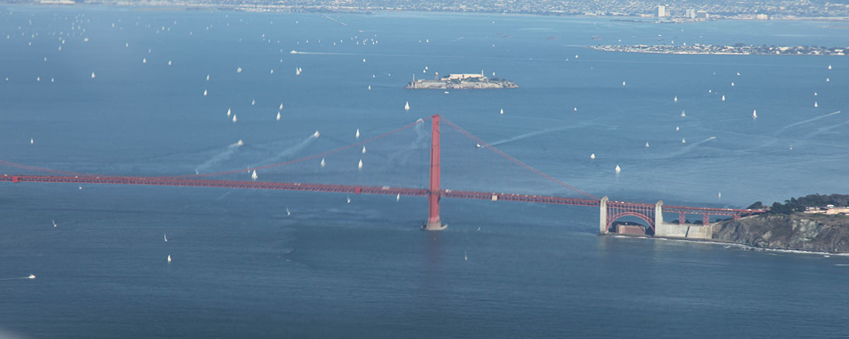 Golden Gate Bridge from the air