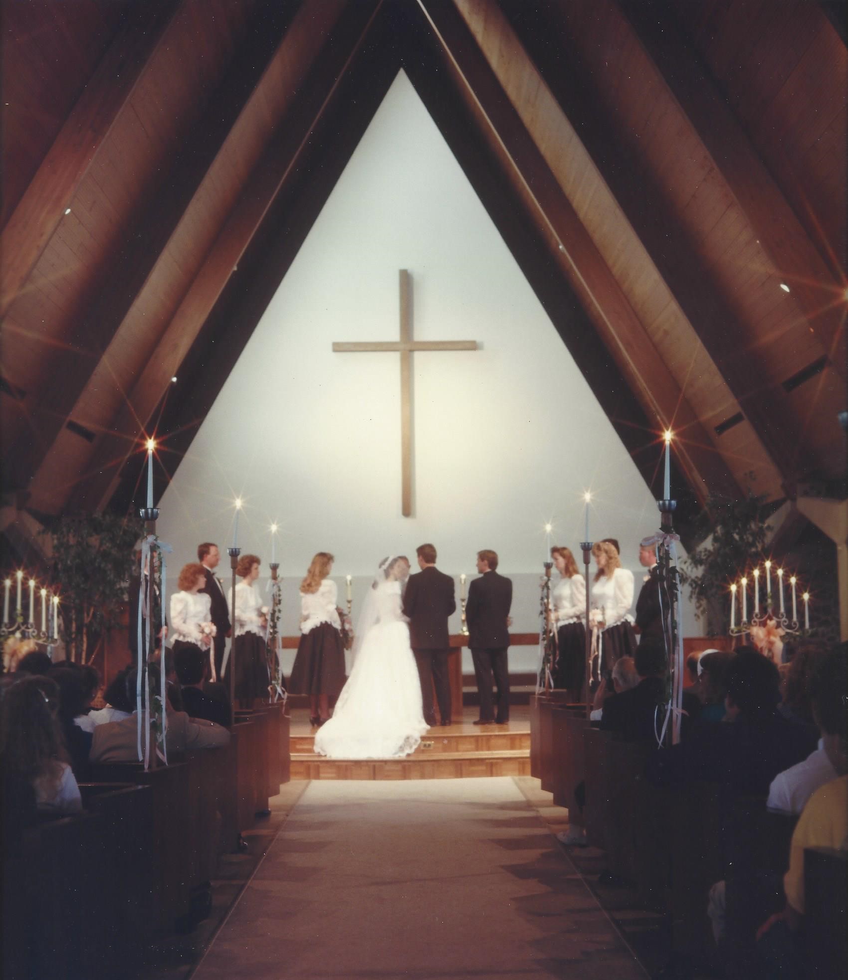 Wedding ceremony in the church